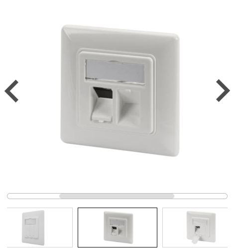 DIGITUS Keystone Modülleri için Duvar Plakası Alman Tipi DN-93811