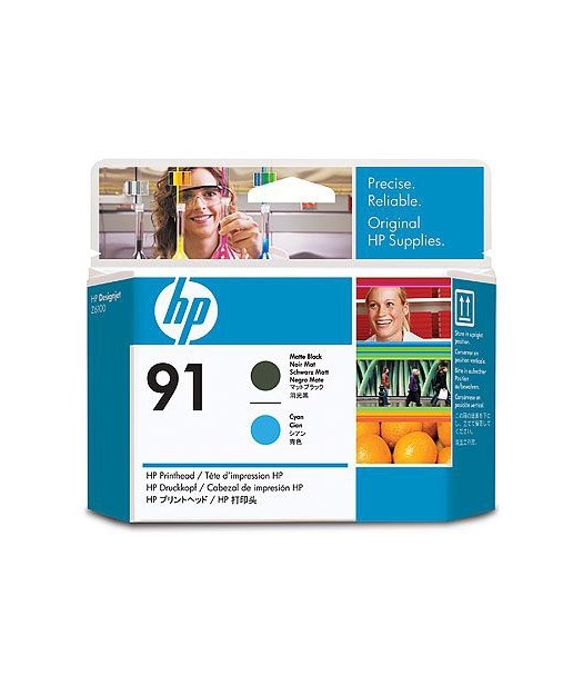 HP C9460A Mat Black ve Cyan Baskı Kafası (91) C9460A