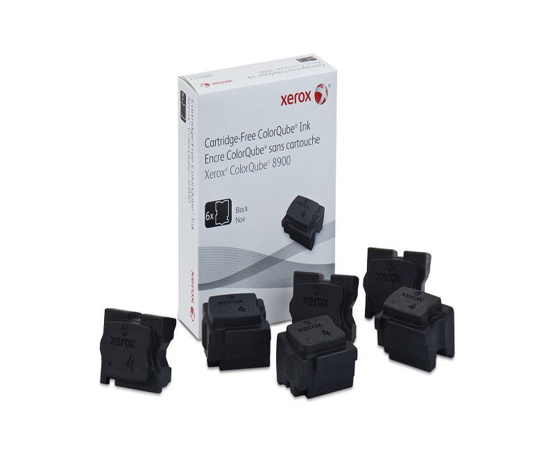 XEROX 108r01025 8900 genuine  solid ınk blac