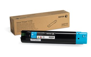 XEROX Phaser 6700 Yüksek Kapasiteli Cyan Toner Kartuşu 106R01523