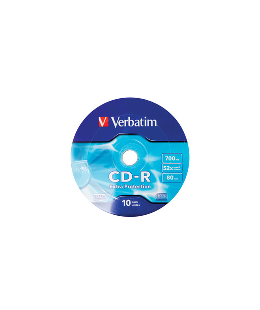 VERBATIM 43725 CD-R 10 Wrap Extra Protection 52x700MB 43725