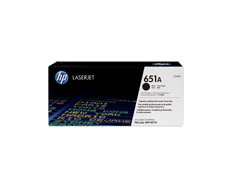 HP 651A-CE340A Siyah Orjinal Toner Resim-2