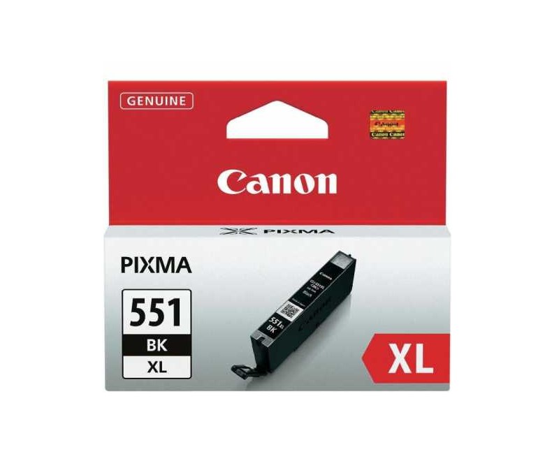 CANON CLI-551BK-XL PIXMA MG5450-6350 XL Siyah Kartus