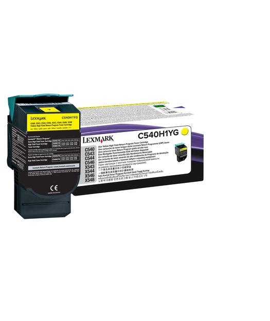 LEXMARK C540H1YG Yüksek Kapasiteli Yellow Return Toner LEXC540H1YG