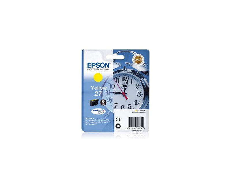 EPSON C13T27044010 Sarı Kartuş 27