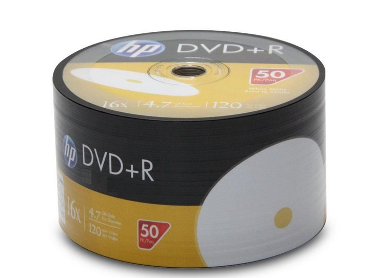 HP DVD-R 50'lı 4.7 GB 120MIN 16X SPINDLE