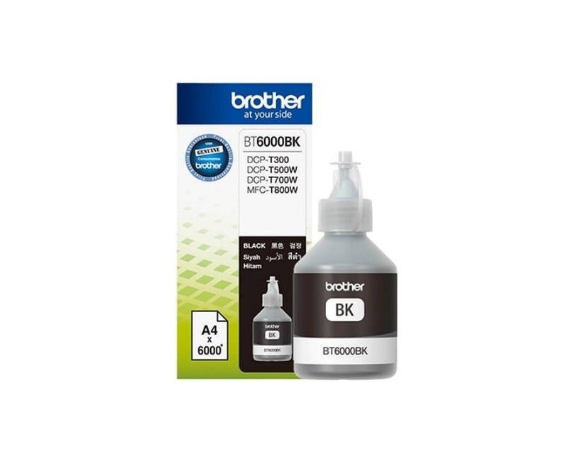 BROTHER Brother BT6000BK Siyah Mürekkep Kartuş (6000 Sayfa) Resim-1