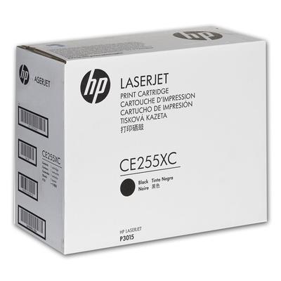 HP 55X-CE255X Orjinal Toner Yüksek Kapasiteli Resim-1