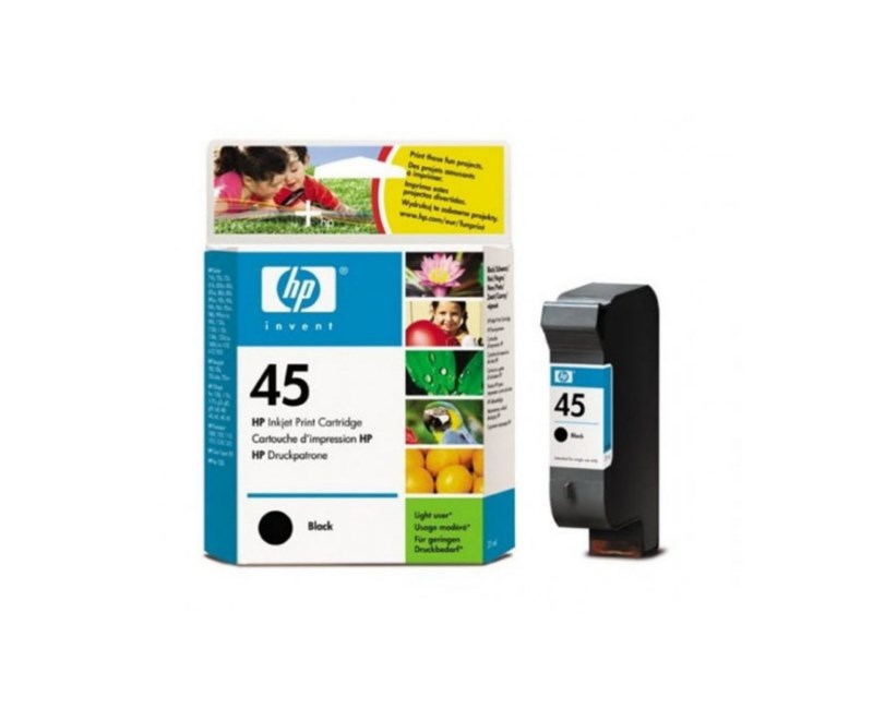 HP 45-51645AE Black/Siyah Mürekkep Kartuş (45)