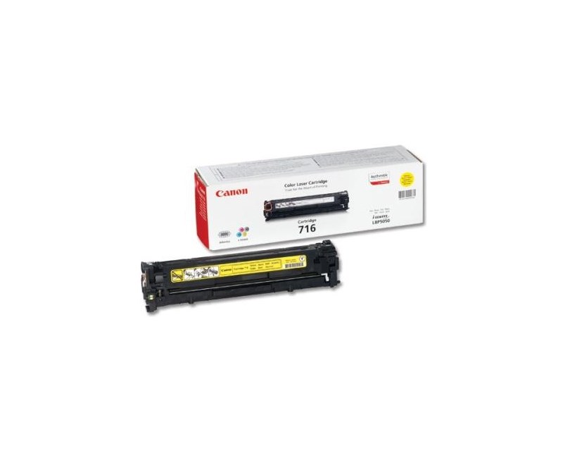 CANON CRG-716Y LBP5050 MF8030 8050CN 1500 SAYFA SARI TONER Resim-1