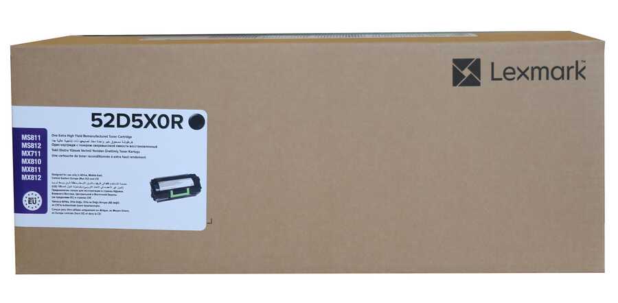 LEXMARK 52D5X0R Siyah Yüksek kapasiteli Toner 52D5X0R