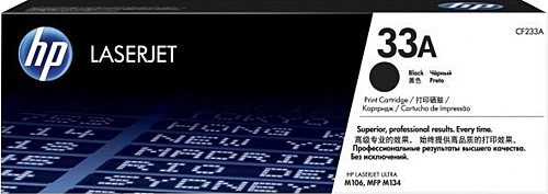 HP CF233A 33A Siyah Orjinal LaserJet Toner Kartuşu 2300 Sayfa Resim-1