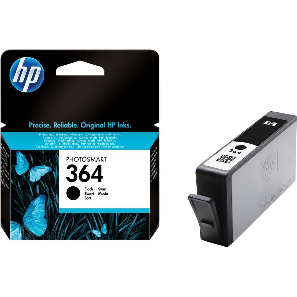 HP CB316E No: 364 Black Ink Cartridge with Vivera Ink