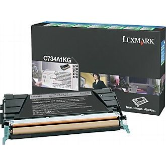 LEXMARK C734A1kg C73X X73X SIYAH 8.000 SAYFA RETURN TONER