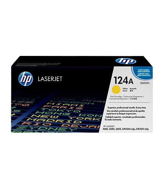 HP Q6002A Yellow Toner Kartuş (124A) Q6002A