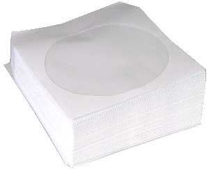 OEM 12cm CD & DVD BEYAZ ZARF 100'lu PAKET