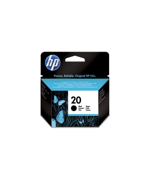 HP C6614D Black Mürekkep Kartuş (20) C6614DE