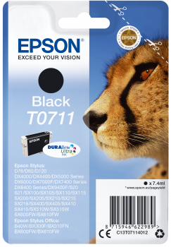 EPSON C13T07114022 SIYAH KARTUS 7.4ML