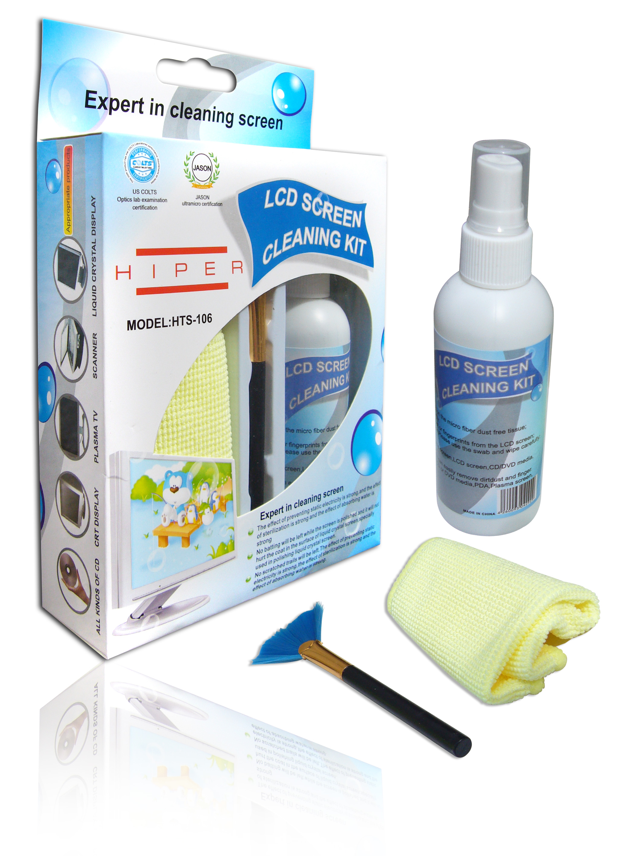HIPER HTS-106 LCD EKRAN TEMİZLEME SETİ