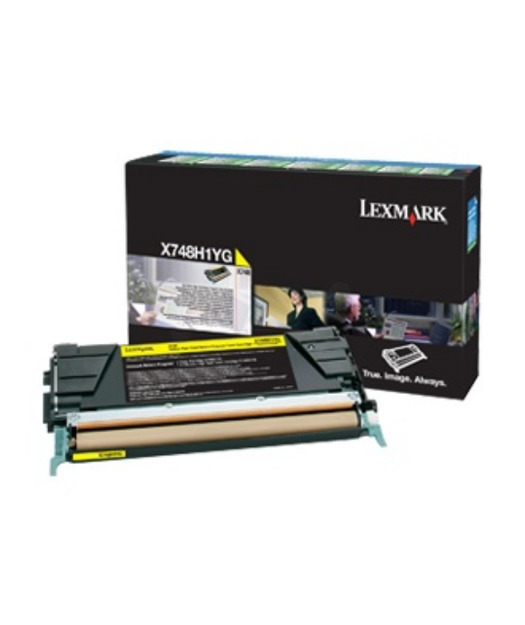 LEXMARK X748H3YG Yellow Toner H. Yield (Corp.) LEXX748H3YG