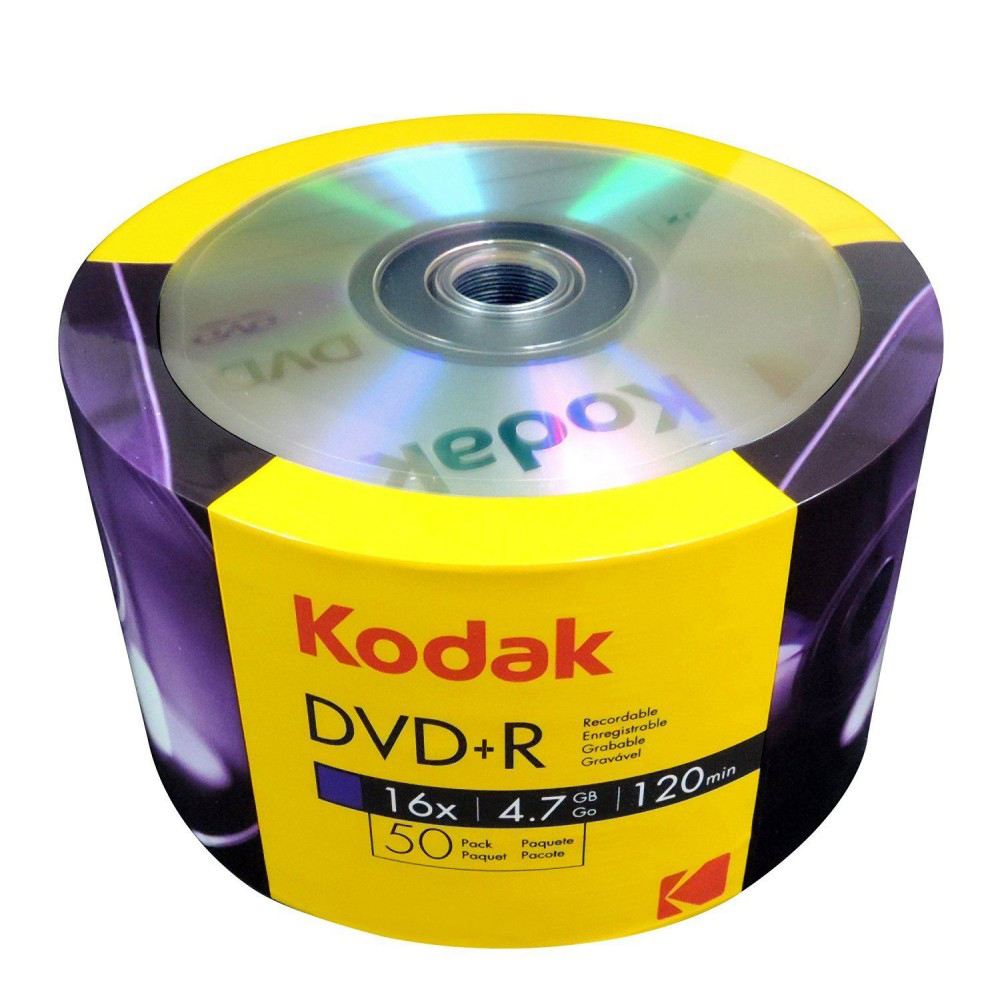 KODAK DVD+R 16x4.7GB 50-Value Pack 1310150