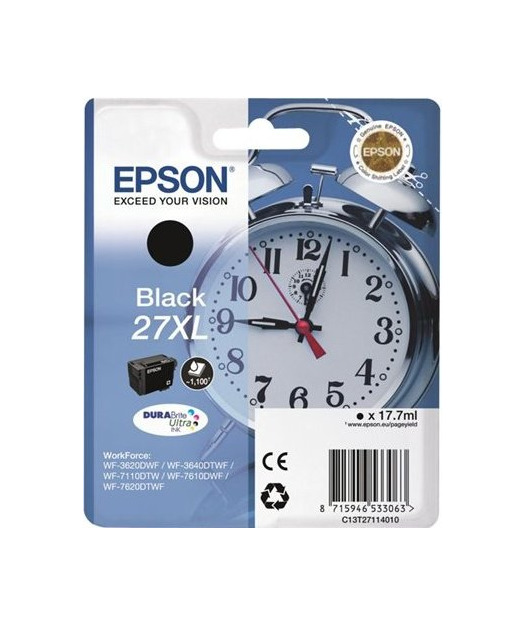 EPSON 27XL BLACK T27114 DURABrite Ultra Ink C13T27114020