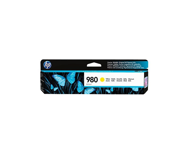 HP D8J09A  980 Sarı Orijinal Mürekkep Kartuşu