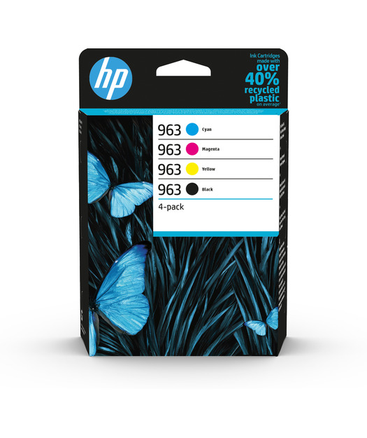 HP 6ZC70AE 963 CMYK Original Ink Cartridge 4-Pack 6ZC70AE