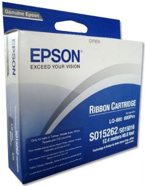 EPSON C13S015262 LQ-670/860/1050/2500/2550/680/680Pro için Siyah Şerit