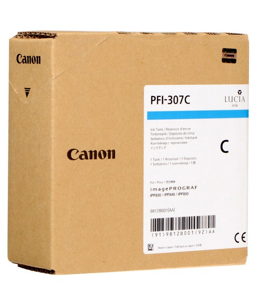CANON PFI-307C Cyan (330 ml) 9812B001 CANLF038