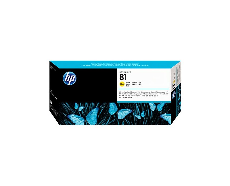 HP C4953A Plotter 5000/5000PS için Sarı KAFA+KAFA TEMİZLEYİCİ