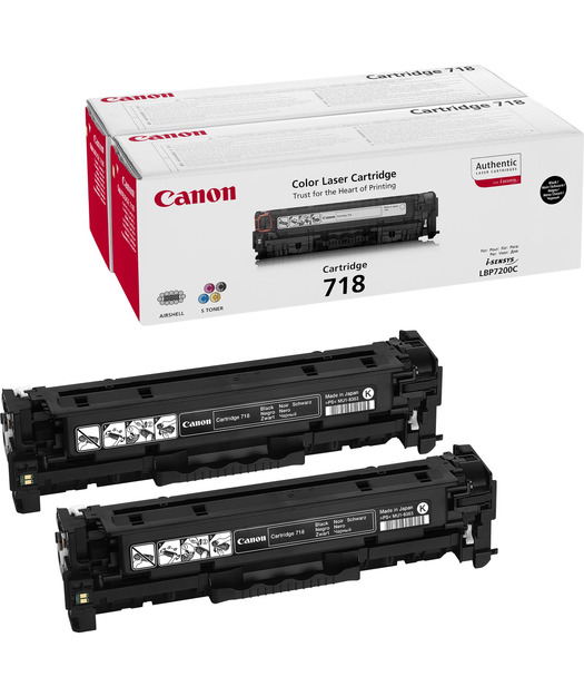 CANON CRG-718 BK VP 2'li Toner 2662B005 CAN94251