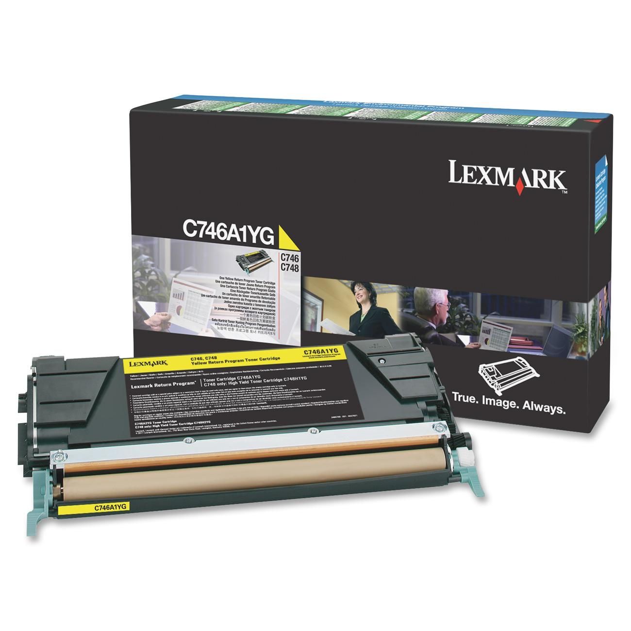 LEXMARK C746A1YG C746/C748 Sarı Toner
