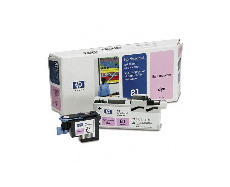 HP C4955A Plotter 5000/5000PS için Açık Kırmızı KAFA+KAFA TEMİZLEYİCİ