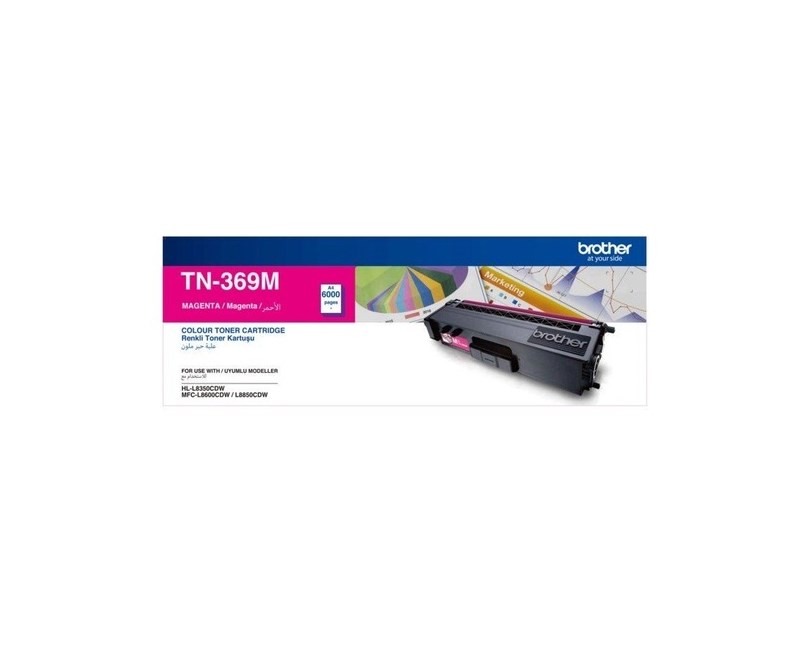 BROTHER TN-369M TN-361BK HL-L8350CDW, MFC-L8600CDW 6000 SAYFA KIRMIZI TONER