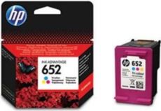 HP F6V24AE Renkli Mürekkep Kartuş (652) Resim-1