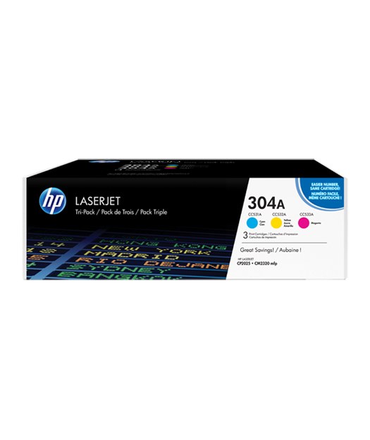 HP CF372AM CMY Toner Kartuş (304A) CF372AM