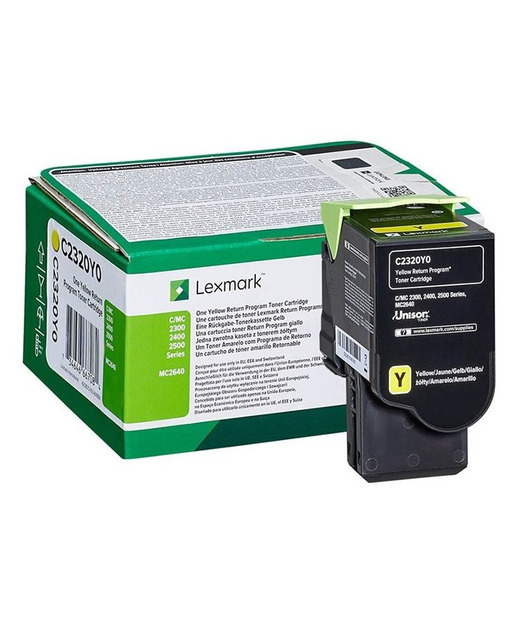 LEXMARK C2350Y0 Sarı Return Toner C2350Y0