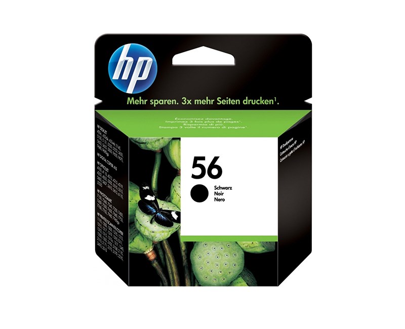 HP C6656A Siyah 7550/5550/2210/2110/450 19ml Kartuş
