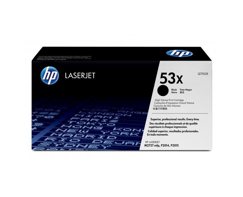 HP Q7553XC Black Toner Kartuş Q7553XC