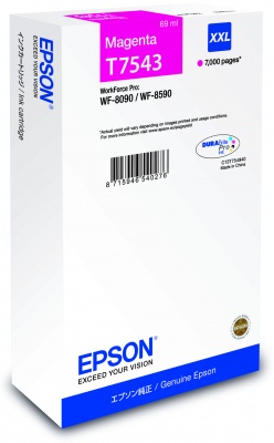 EPSON C13T754340 INK CARTRİDGE XXL MAGENTA 69 ML-WORKFORCE PRO WF 8010-8090-8510-8590