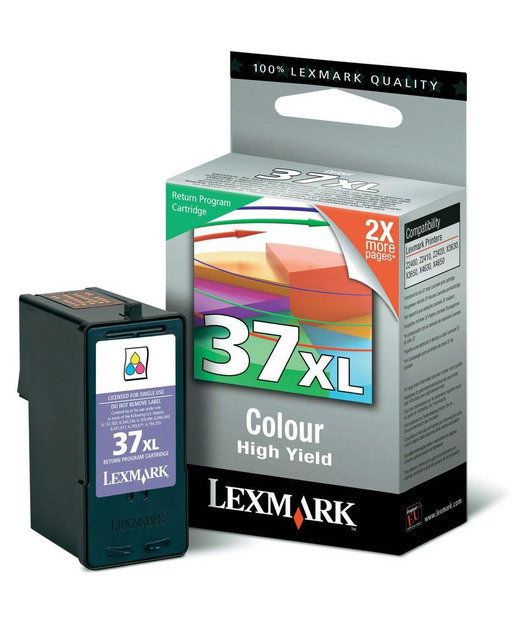 LEXMARK 18C2180E CMY Mürekkep Kartuş (37XL) LEX18C2180E