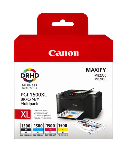 CANON PGI-1500XL BK/CMY MultiPack 9182B004 CAN94384