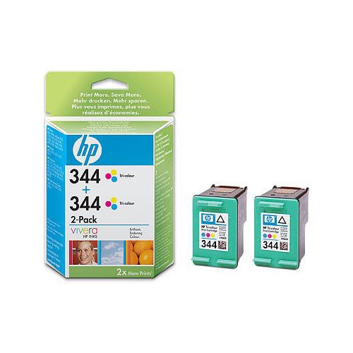 HP C9505E 2'li Paket Renkli Mürekkep Kartuş (344)