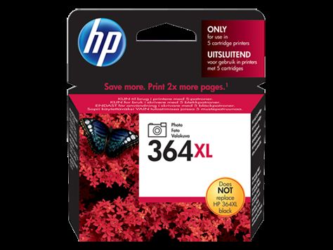 HP CB322E No: 364XL Photo Black Ink Cartridge with Vivera Ink