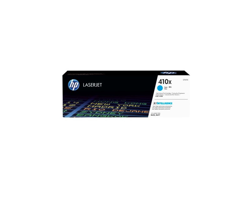 HP 410X-CF411X Mavi Orjinal Toner Yüksek Kapasiteli
