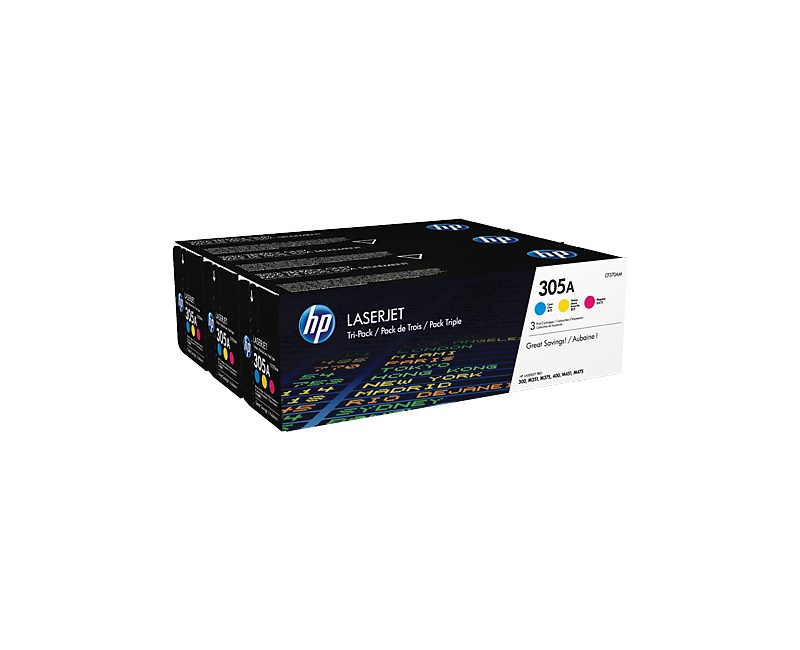 HP CF370AM 305A MAVİ/KIRMIZI/SARI 3'LÜ