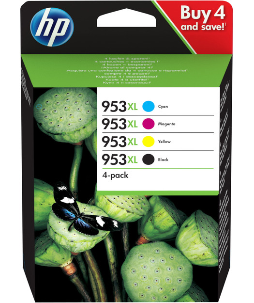 HP 3HZ52AE CMY BK 4'lü Mürekkep Kartul (953XL) 3HZ52AE