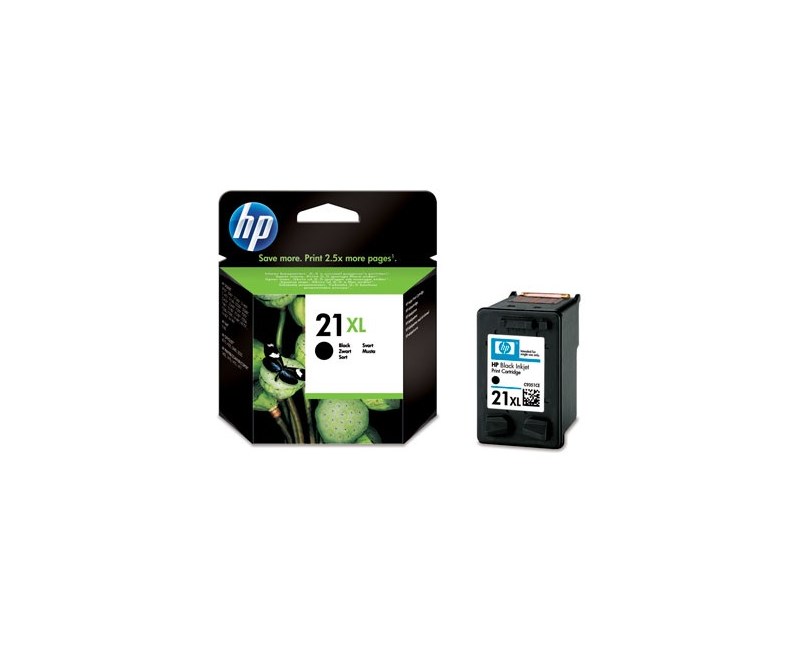 HP C9351C NO 21XL Siyah Kartuş, 3920 3940 PSC1410