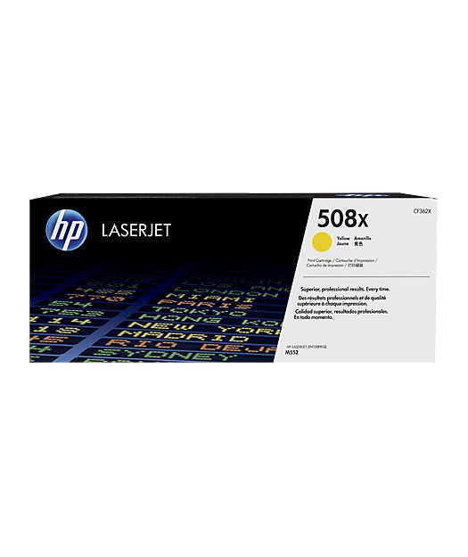HP 508X-CF362X Sarı Orjinal Toner Yüksek Kapasiteli Resim-1